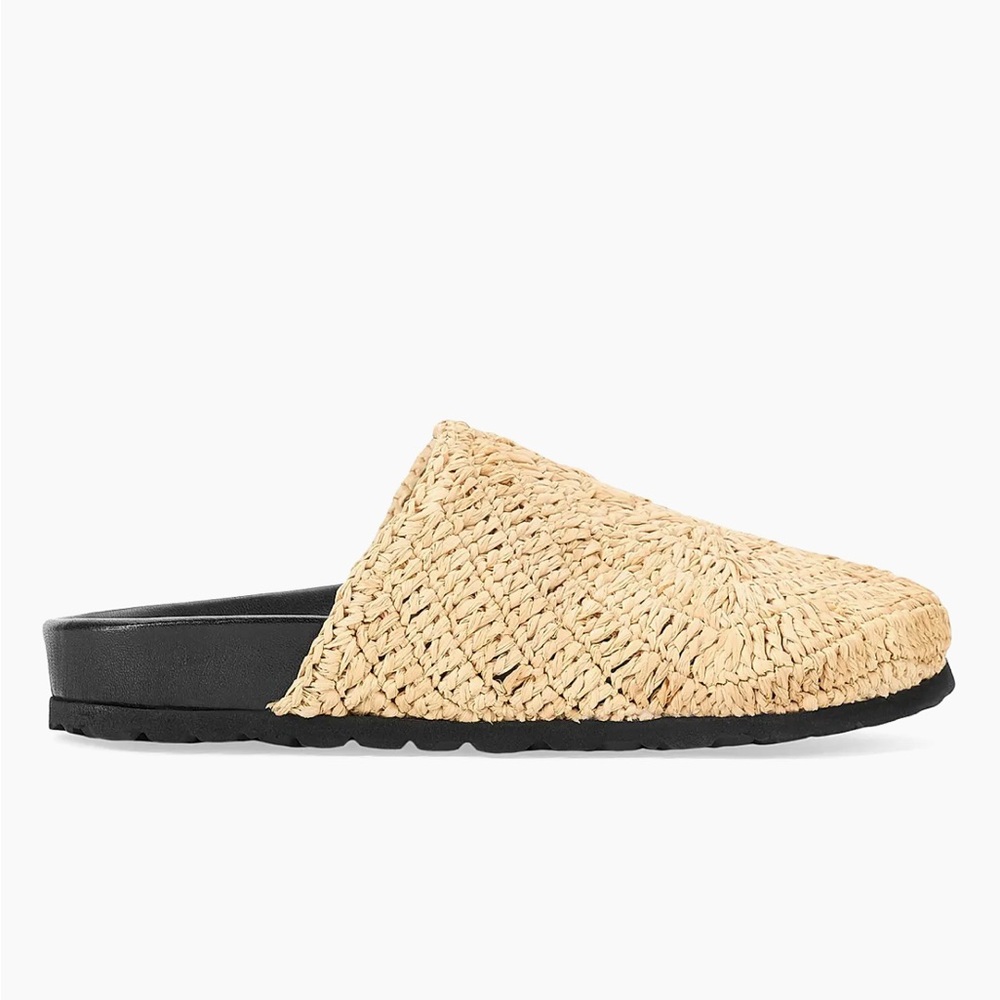 STAUD Dia Raffia Mules Natural Size EU 36 - Picture 2 of 13